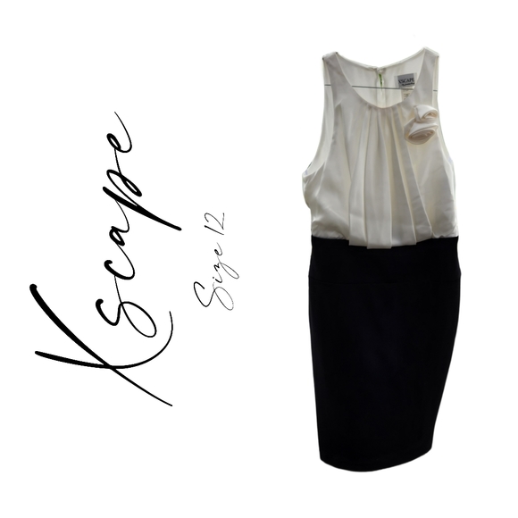 Xscape Dresses & Skirts - XScape Black and White Dress